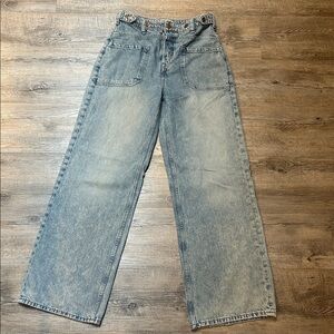 Free People Palmer Cuff Blue Jeans light lala land wash 27 we the free FP